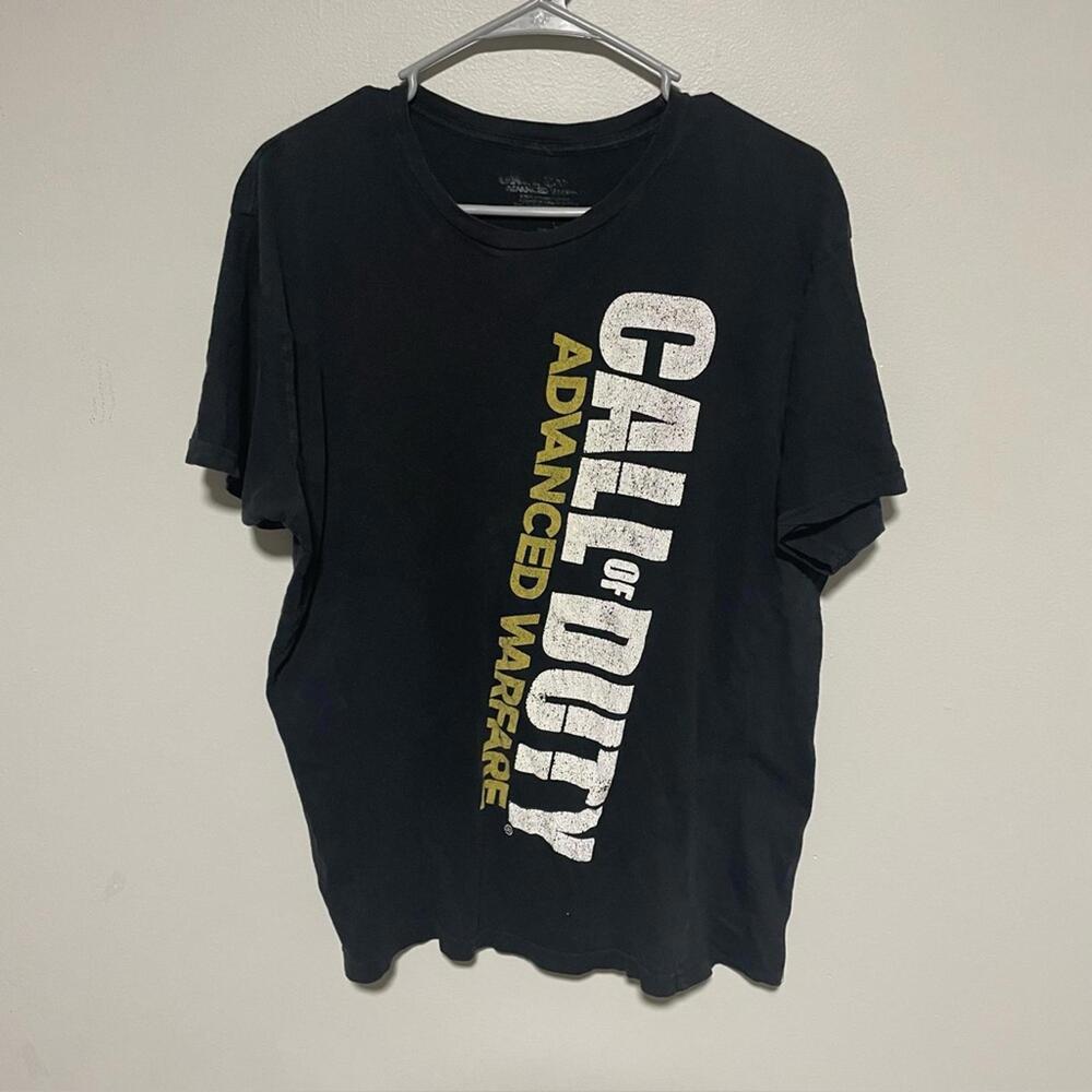 Black Call of Duty advanced warfare  T-Shirt men’s size large